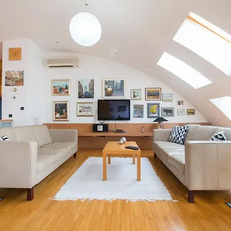 Penthouse Apartment With Private Parking Apartment Zagreb